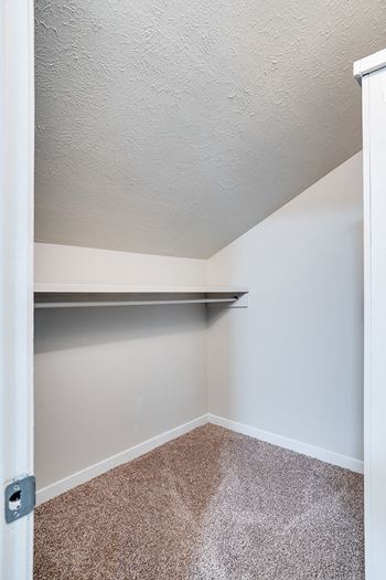 Spacious closets